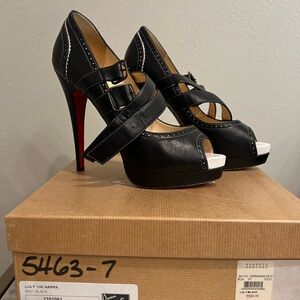 Authentic Christian Louboutin Luly 140 platform heels 37